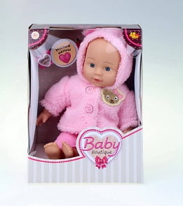 Кукла Baby boutique, 33 см, розовый костюмчик (ABtoys, PT-00960)
