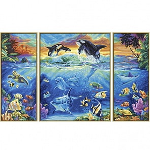 Раскраска Триптих Коралловые рифы (Shipper, 9260531)