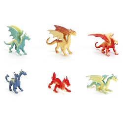 Набор из 6 фигурок - Драконы, в пакете (Играем Вместе, PH16180617) - миниатюра