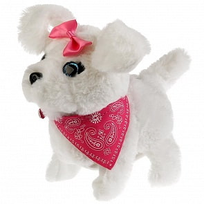 Интерактивный щенок Кенди с косточкой, 7 функций, 16 см (Мой Питомец, JX-2460)