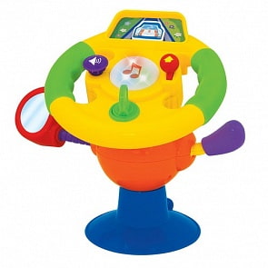 Интерактивная развивающая игрушка Маленький водитель на присоске (Kiddieland, KID 046540)