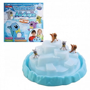 Игра настольная развивающая - Тюлени на Айсберге (Рыжий Кот, ИН-1517)