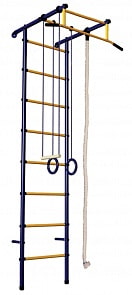 Детский спортивный комплекс Юнга 3.1, желтые перекладины с ПВХ покрытием (Вертикаль, Юнга3_1)