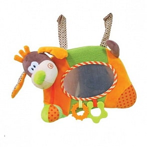 Игровой центр на кроватку с зеркальцем и прорезывателями - Пёсик Том (Жирафики, 939339)