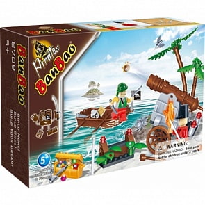 Конструктор "Пираты-захватчики", 140 деталей (Banbao, 8709)