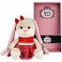 Мягкая игрушка - Зайка Jack&Lin в нарядном красном платье, 25 см  - миниатюра №1