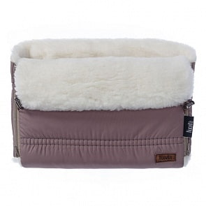 Муфта меховая для коляски Nuovita Alpino Bianco Cappuccino/Капучино (Nuovita, NUO-mALPB_1950)