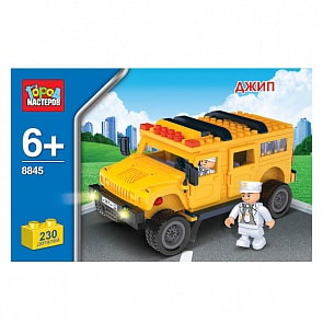 Конструктор Город Мастеров «Джип», 230 деталей (Город Мастеров, BB-8845-Rsim)