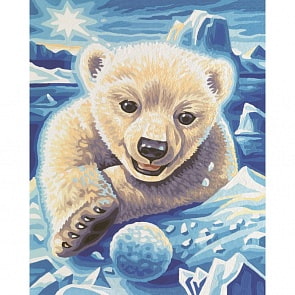 Раскраска по номерам - Медвежонок (Schipper, 9240440)