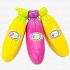 Bananas - Игрушка с сюрпризом, связка из 3 бананов, цвет: желтый, розовый, желтый  - миниатюра №2
