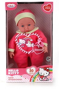Озвученный пупс Hello Kitty, 30 см (Карапуз, 295-D-RUsim)