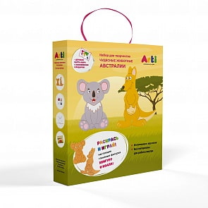 Набор для творчества - Чудесные животные Австралии - Кенгуру и коала (Arti, Г000761)
