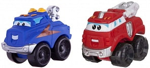 Машинки Chuck & Friends – Хэнди и Бумер, 5 см (Jazwares, 92744)