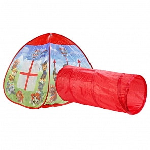 Детская игровая палатка - Щенячий патруль, с тоннелем (Играем вместе, GFA-TONPP01-R)