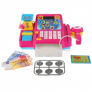 Кассовый аппарат с аксессуарами - Мини-торговый центр, свет и звук (Yako, YTM6899-2)
