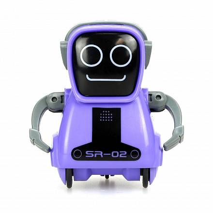 Робот - Покибот, фиолетовый, свет и звук 