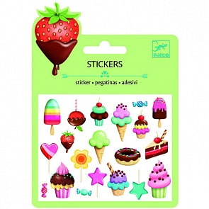 Наклейки - Сладости (Djeco, 09772k)