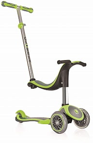 Самокат-каталка Globber Evo 4 In 1 Plus с подножкой, цвет – зеленый (Globber, 453-136) Самокат-каталка Globber Evo 4 In 1 Plus с подножкой, цвет – зеленый (Globber, 453-136)