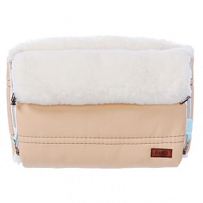 Муфта меховая для коляски Nuovita Alpino Lux Bianco Beige/Бежевый (Nuovita, NUO-mALPLB_1978)