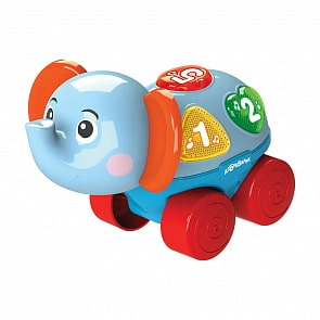 Музыкальная каталочка – Слоненок, свет и звук (Азбукварик, 28516-0)