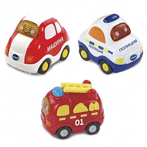 Набор из 3 машинок - Бип-Бип Toot-Toot Drivers, свет и звук (VTech, 80-205866) Набор из 3 машинок - Бип-Бип Toot-Toot Drivers, свет и звук (VTech, 80-205866)