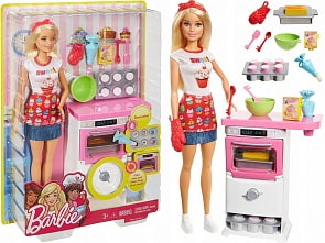 Игровой набор Barbie® - Кондитер (Mattel, FHP57)