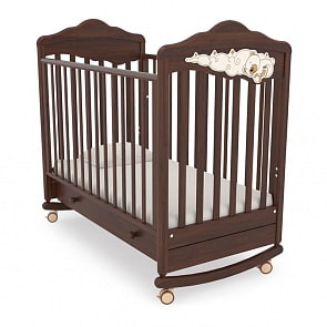 Кровать детская Angela Bella К-2005-27 Изабель, орех (Angela Bella, AB-К-2005-27_орех)