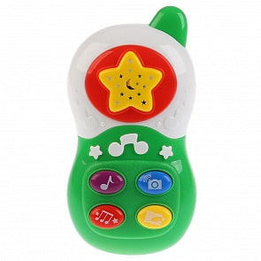 Развивающий телефон с колыбельными и русскими народными песнями из любимых мультиков, сказки (Умка, B1550831-R)