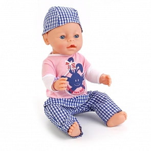 Интерактивный пупс с аксессуарами, пьет и писает, 43 см (BL013A) (ассортимент)