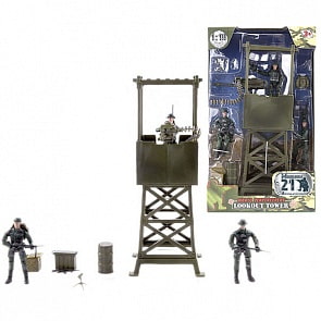 Игровой набор WP. Караульная вышка, 1:18, 1 фигурка (World Peacekeepers, MC77021)