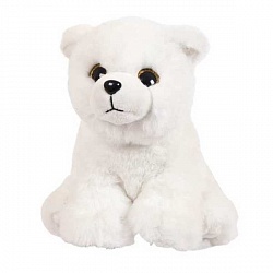 Игрушка мягкая Медведь белый полярный, 15 см (Abtoys, M5043) - миниатюра