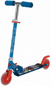 Самокат складной 2-х колесный Marvel – Мстители, синий (1Toy, Т14741)
