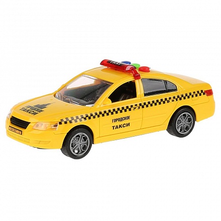 Инерционная модель – Такси, 14,5 см, свет и звук 