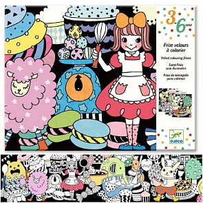 Бархатная раскраска - Сладости (Djeco, 09625k)