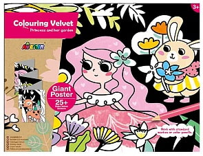 Бархатные раскраски - Принцесса (Avenir, CH191691)