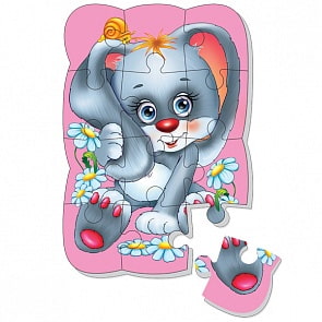 Пазлы на магните - Зайка (Vladi Toys, VT3205-34)