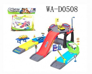Парковка с 48 предметами в наборе (Junfa Toys, P83)