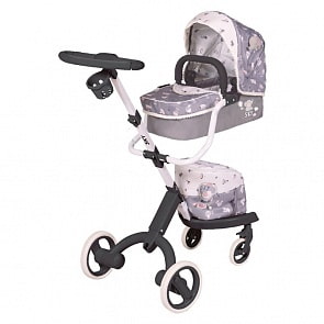 Коляска трансформер 3 в 1 с сумкой - Скай, 90 см, ручка регулируется (DeCuevas, 81535)