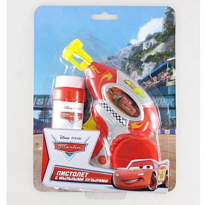Пистолет для мыльных пузырей «Тачки Дисней» (Играем вместе, 60242B-CARSsim)