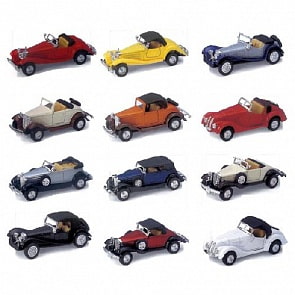 Модель Винтажная машинка, 1:34-39, несколько видов (Welly, 98870)