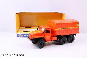 Модель машины Аварийной службы, инерционная, открываются двери, свет и звук (Play Smart, Р41441)