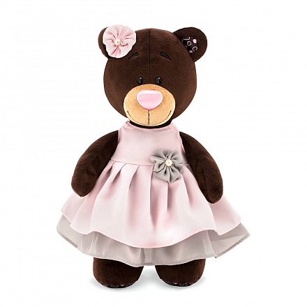 Медведь девочка Milk в бальном платье, 30 см 
