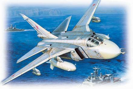 Сборная модель - Самолет Су-24 