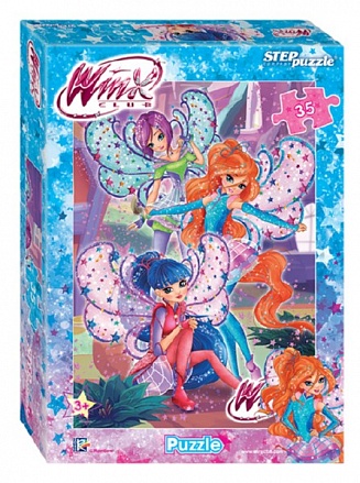 Пазлы – Winx, 35 деталей 