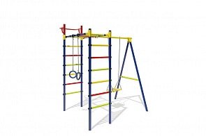 ДСК - Маугли - 14-01, синий с разноцветными ступенями (Маугли, 14-01)