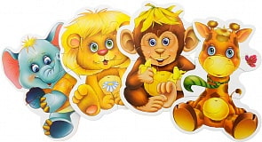 Мягкие пазлы Baby puzzle - Зоопарк (Vladi Toys, VT1106-10)