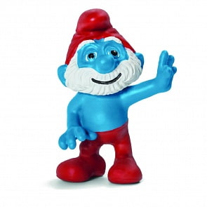 Фигурка Смурфик - Гномик папа Смурф (Schleich, 20754k)