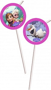 Соломка для напитков - Холодное сердце,  6 штук (Procos, tp84643)