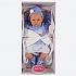 Интерактивная кукла Эдурне в голубом, детский лепет, 52 см  - миниатюра №3