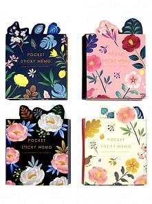 Набор мини стикеров – Цветочки, 4 вида (Михи Михи, MM03613)